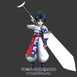 犬夜叉 蠻骨 3D模型和動(dòng)作