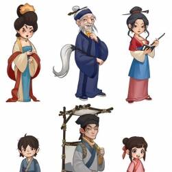 全套spine古風(fēng)人物動(dòng)畫(huà) 共117套動(dòng)作 百度網(wǎng)盤(pán)分享下載
