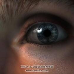 eye人物眼睛C4D3D模型分享下载