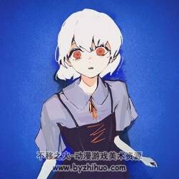 日本插画师 ミツ蜂 氛围感插画壁纸图包 百度网盘下载
