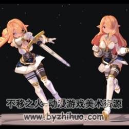 動(dòng)漫風(fēng)美少女動(dòng)作unity模型 百度網(wǎng)盤下載