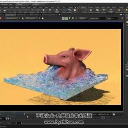 Houdini 液體模擬特效 實例制作教學視頻教程