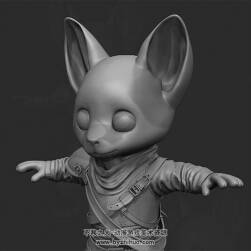次世代 狗狗擬人角色 3D模型 高精模