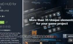 Unity3d 界面資源 SpaceD HUD for UGUI 1.7