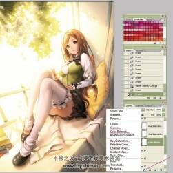 日本畫師精選15個CG插畫作畫過程附源文件Touch the BEST collection