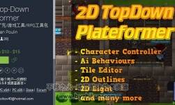 Unity3d資源 RPG工具包 2D Top-Down Platformer 1.7