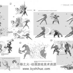 暗黑血統(tǒng)3 Darksiders3 設(shè)定資料 角色設(shè)定&場(chǎng)景設(shè)定 百度云 172P