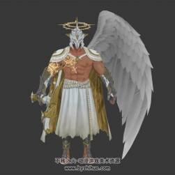 黑暗崛起Darkness Rises Berserker Angel 狂暴天使3DFBX模型下載