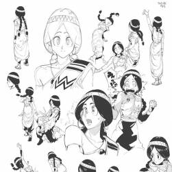 漫画人体结构+线稿素材 170P