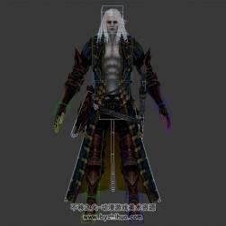 惡魔城主角3DMax模型帶綁定跑步動作下載