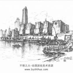 鋼筆畫寫生技法與效果表現(xiàn) PDF格式 百度網(wǎng)盤下載