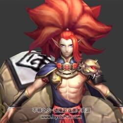 日式和風角色 酒吞童子 Max模型