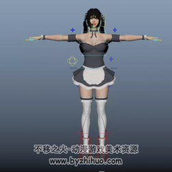 女仆裝 可愛美少女 模型百度網(wǎng)盤下載