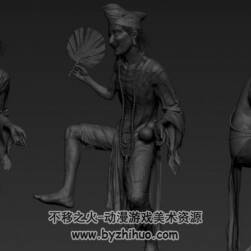 逼真寫實的活佛濟公 ZBrush模型