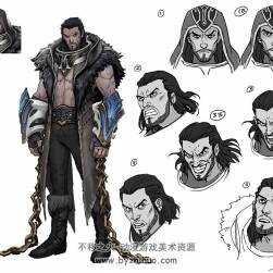 jason chan画师英雄联盟2020赛季战士原画概念设定作品参考下载 31P