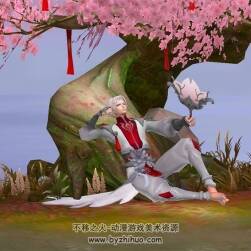 王者榮耀 諸葛亮皮膚 桃花源武陵仙君 模型