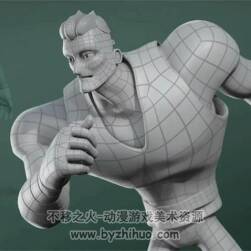 Character Modeling Concept in 3ds max 人物造型概念艺术视频教程