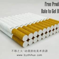 Cigarette obj过滤嘴香烟3D模型分享下载