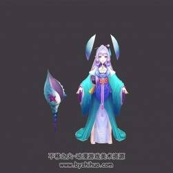 海螺姑娘 玄幻風(fēng)女神仙 3D模型