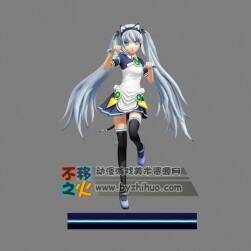 女仆 少女 猫娘模型