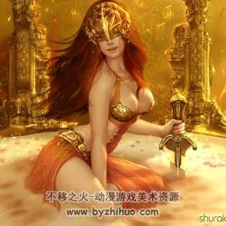 奇妙的光亮和色彩 畫(huà)師shurakrgt女性插畫(huà)原畫(huà)作品賞析 133P