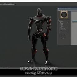 Cinema4D角色建模视频教程 经典机器人模型制作教程 附源文件