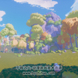 UE4卡通渲染場景StylizedNature 百度網(wǎng)盤分享
