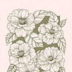 山茶花圖案