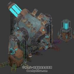 游戲機(jī)械獸人帶綁定3DMax模型下載