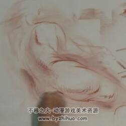 外國(guó)美術(shù)老師人體素描速寫教學(xué)視頻