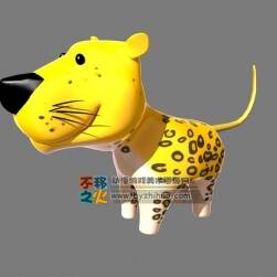 Panther 卡通美洲豹模型