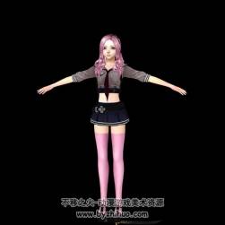 槍神紀 刀鋒血腥瑪麗3D模型 c4d格式下載