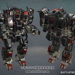BattleTech暴戰(zhàn)機(jī)甲兵 3D渲染場(chǎng)景道具原畫(huà)美術(shù)素材參考 217P
