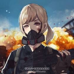 某某吃雞 插畫壁紙 160P