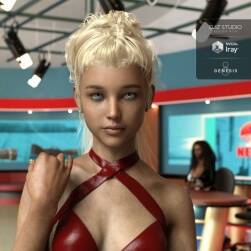 Xanthe for Stephanie 8  性感女青年  DAZ3D 模型 IM000文件
