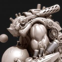 生物机械3D渲染图合集 459P