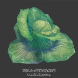 大白菜 3D模型下載 蔬菜模型 max格式