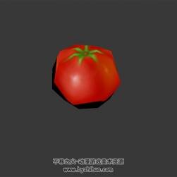 西红柿 max模式下载 3D模型 四角面