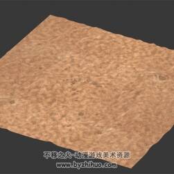 沙漠地皮 Max模型