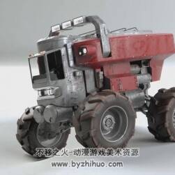 Modo建模視頻教程 卡車模型建模視頻教學(xué) 附源文件