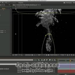 C4D视频教程 X-Particles水下气泡特效制作视频教程