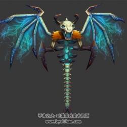 游戲LOLBoss哈卡化身全套動(dòng)作3DMAax模型下載 帶骨骼