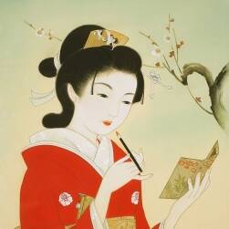 傳統(tǒng)和服女子插畫圖集 百度網(wǎng)盤分享下載 48P