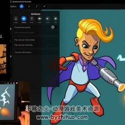 Procreate數(shù)字繪畫 歐美風(fēng)卡通角色繪制視頻教程 附源文件和筆刷