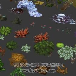 軒轅傳奇 植物模型合輯 Max模型