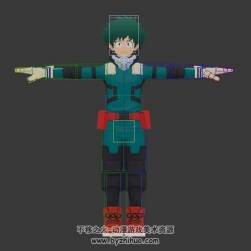 維多利亞少年3DMax模型帶綁定帶貼圖下載