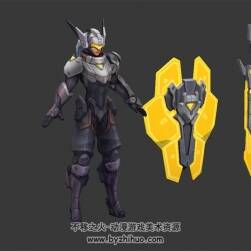 英雄聯(lián)盟 LOL 曙光女神蕾歐娜 日女皮膚3D模型