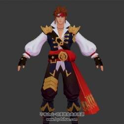 王者榮耀 孫策[海之征途][光明之海] 3D模型