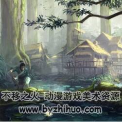 森林小屋的繪制方法心得欣賞