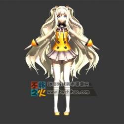 金发 兽耳 美少女 模型